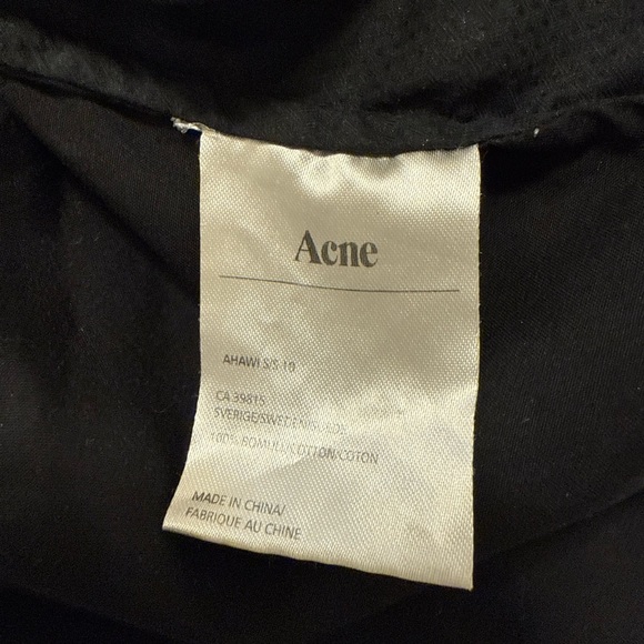 Acne Studios black shirt dress - Picture 6 of 6